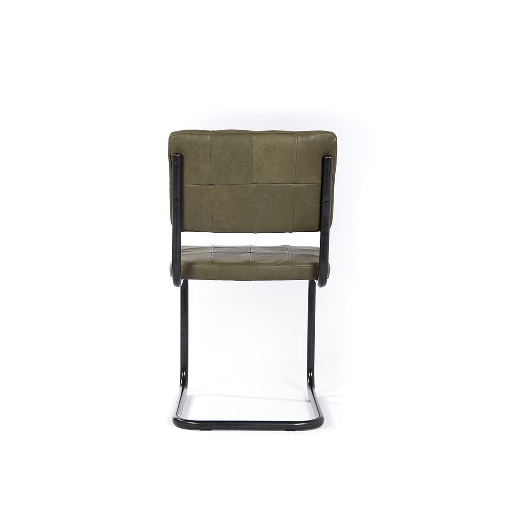 Nelson Diningchair Without Arm Royal Olive Back