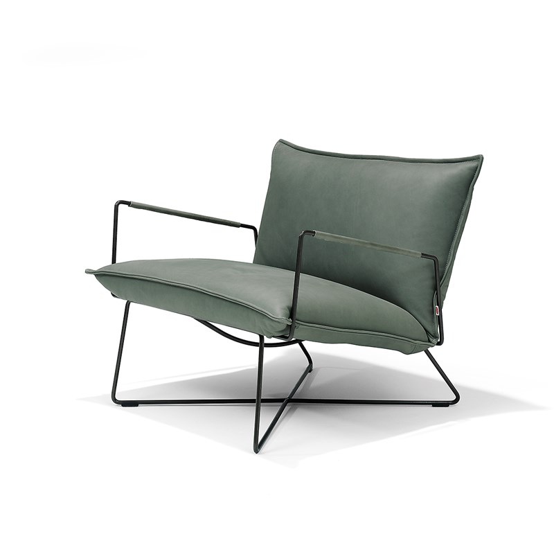 Earl Lounge Chair With Arm Sadie Olive Pers LR